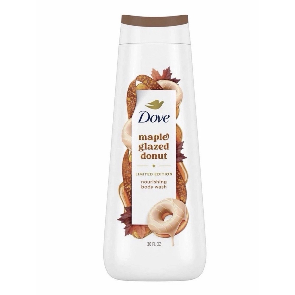 Dove Limited Edition Maple‎ Glazed Donut Body Wash 20 oz Holiday Treats